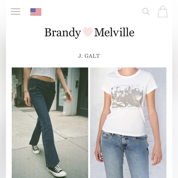 J galt by Brandy Melville jean shorts size small - Picture 5 of 5